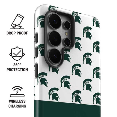 Michigan State University Spartans MSU Split Galaxy S26 Ultra Impact Case