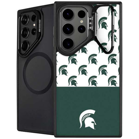 Michigan State University Spartans MSU Split Galaxy S26 Ultra Kickstand Case