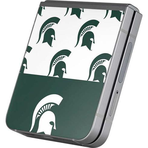 Michigan State University Spartans MSU Split Galaxy Z Flip6 Skin