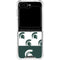 Michigan State University Spartans MSU Split Galaxy Z Flip6 Clear Case