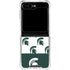 Michigan State University Spartans MSU Split Galaxy Z Flip6 Clear Case