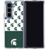 Michigan State University Spartans MSU Split Galaxy Z Fold5 5G Clear Case