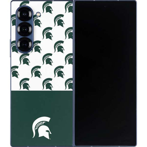 Michigan State University Spartans MSU Split Galaxy Z Fold6 Skin
