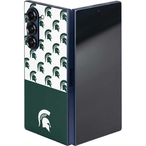 Michigan State University Spartans MSU Split Galaxy Z Fold6 Skin