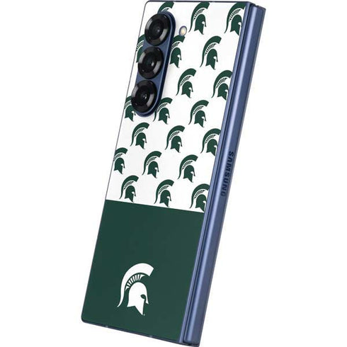 Michigan State University Spartans MSU Split Galaxy Z Fold6 Skin