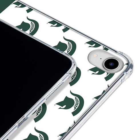 Michigan State University Spartans MSU Split iPad 11th Gen (2025) Clear Case
