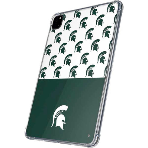 Michigan State University Spartans MSU Split iPad Pro 11in (2024) Clear Case