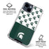 Michigan State University Spartans MSU Split iPhone 15 Clear Case
