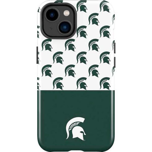 Michigan State University Spartans MSU Split iPhone 15 Impact Case