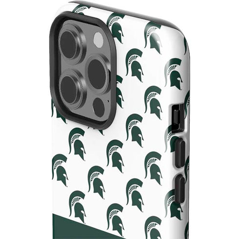 Michigan State University Spartans MSU Split iPhone 15 Pro Impact Case