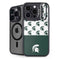 Michigan State University Spartans MSU Split iPhone 15 Pro Max Kickstand Case