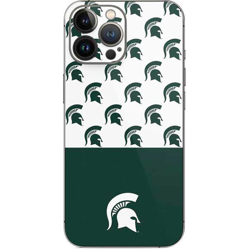 Michigan State University Spartans MSU Split iPhone 15 Pro Max Skin