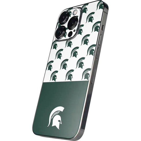 Michigan State University Spartans MSU Split iPhone 15 Pro Max Skin