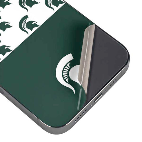 Michigan State University Spartans MSU Split iPhone 15 Pro Max Skin