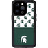 Michigan State University Spartans MSU Split iPhone 15 Pro Waterproof Case