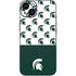 Michigan State University Spartans MSU Split iPhone 15 Skin