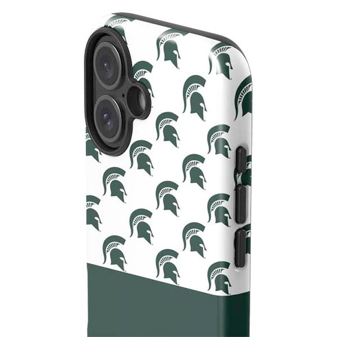 Michigan State University Spartans MSU Split iPhone 16 Impact Case
