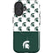 Michigan State University Spartans MSU Split iPhone 16 Magsafe Impact Case