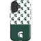 Michigan State University Spartans MSU Split iPhone 16 Plus Impact Case