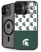 Michigan State University Spartans MSU Split iPhone 16 Plus Kickstand Case