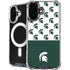 Michigan State University Spartans MSU Split iPhone 16 Plus MagSafe Case