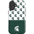 Michigan State University Spartans MSU Split iPhone 16 Plus Magsafe Impact Case
