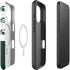 Michigan State University Spartans MSU Split iPhone 16 Plus Magsafe Impact Case