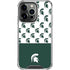 Michigan State University Spartans MSU Split iPhone 16 Pro Clear Case
