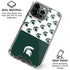 Michigan State University Spartans MSU Split iPhone 16 Pro Clear Case