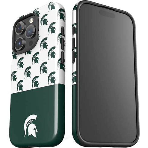 Michigan State University Spartans MSU Split iPhone 16 Pro Impact Case