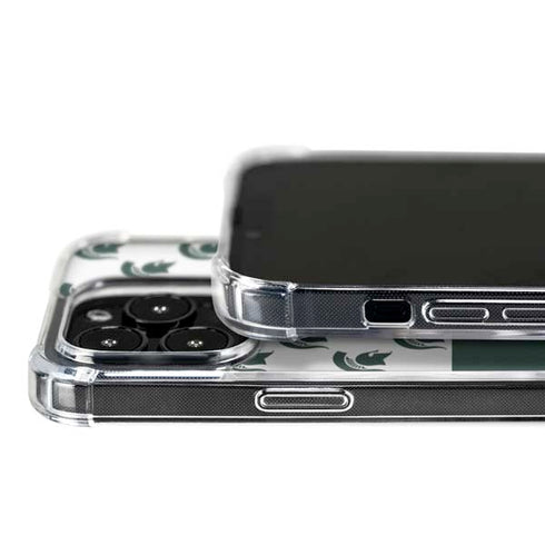 Michigan State University Spartans MSU Split iPhone 16 Pro Max MagSafe Case