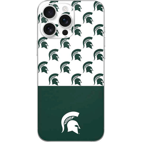 Michigan State University Spartans MSU Split iPhone 16 Pro Max Skin