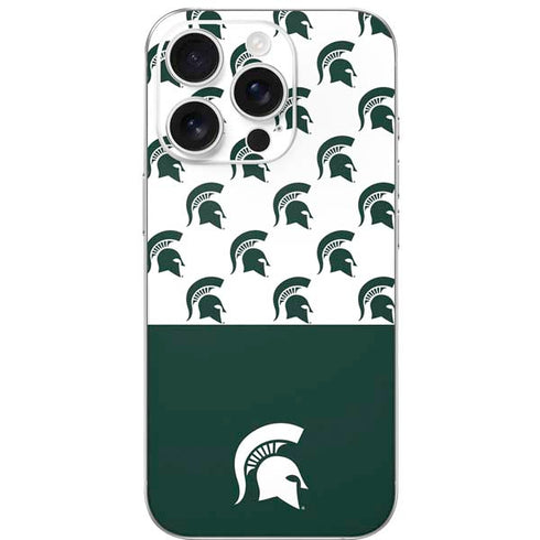 Michigan State University Spartans MSU Split iPhone 16 Pro Skin