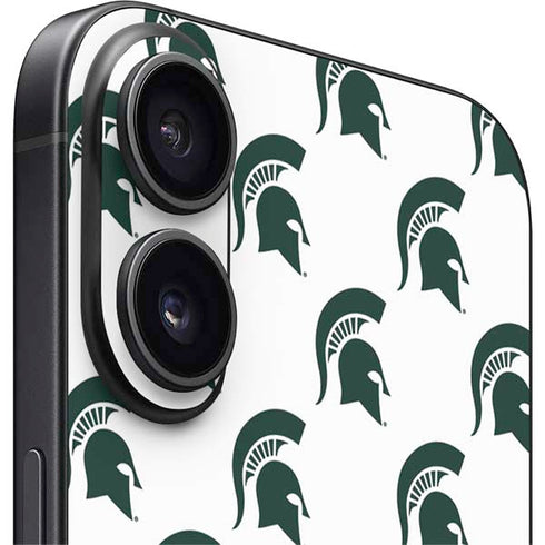 Michigan State University Spartans MSU Split iPhone 16 Skin