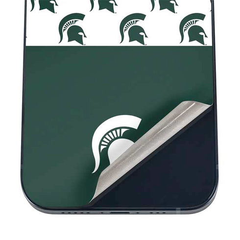 Michigan State University Spartans MSU Split iPhone 16 Skin