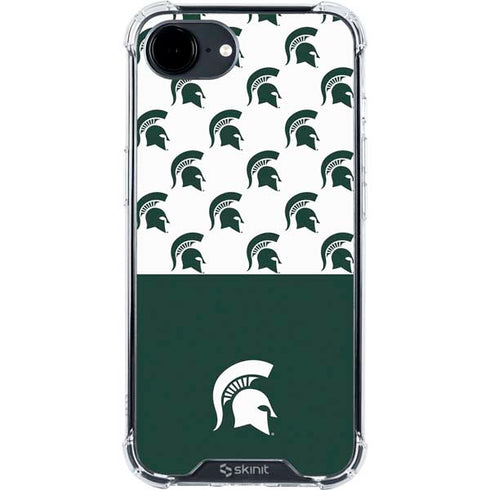 Michigan State University Spartans MSU Split iPhone 16e Clear Case