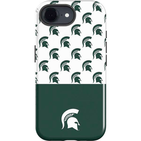 Michigan State University Spartans MSU Split iPhone 16e Impact Case