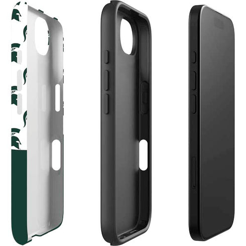 Michigan State University Spartans MSU Split iPhone 16e Impact Case