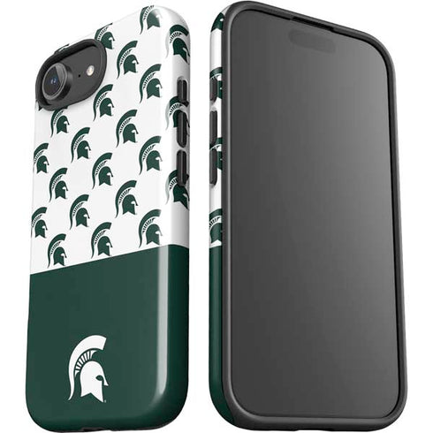 Michigan State University Spartans MSU Split iPhone 16e Impact Case