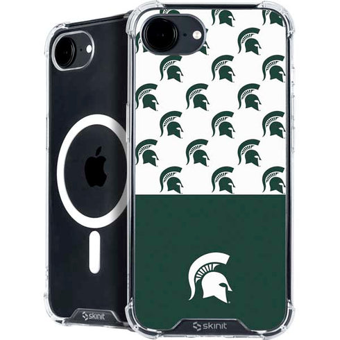 Michigan State University Spartans MSU Split iPhone 16e MagSafe Case