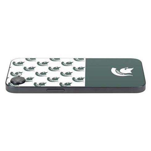 Michigan State University Spartans MSU Split iPhone 16e Skin
