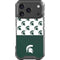 Michigan State University Spartans MSU Split iPhone 18 Pro Clear Case