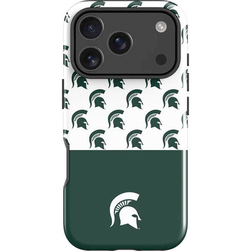 Michigan State University Spartans MSU Split iPhone 18 Pro Impact Case