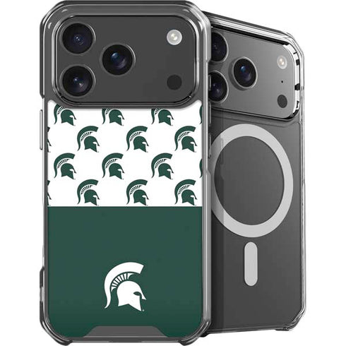 Michigan State University Spartans MSU Split iPhone 18 Pro Max MagSafe Case
