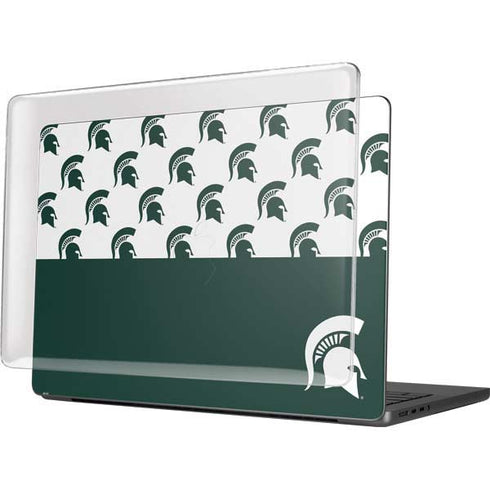 Michigan State University Spartans MSU Split MacBook Pro 14in (2021-24) Case plus Skin