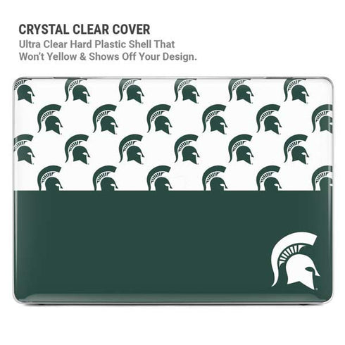 Michigan State University Spartans MSU Split MacBook Pro 14in (2021-24) Case plus Skin