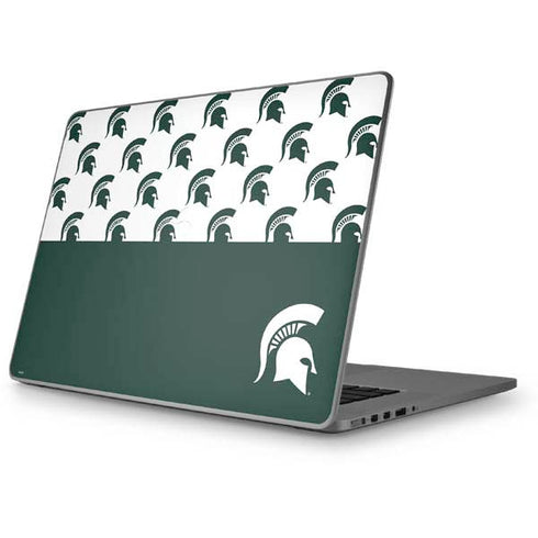 Michigan State University Spartans MSU Split Apple MacBook Pro 17-inch Skin