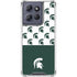 Michigan State University Spartans MSU Split Moto G 5G (2025) Clear Case