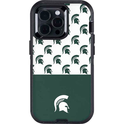 Michigan State University Spartans MSU Split Otterbox Defender iPhone Skin
