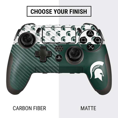 Michigan State University Spartans MSU Split PlayStation Scuf Vantage 2 Controller Skin